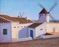 Pinche para ampliar cuadro: La Fantasía Cervantina (Campo de Criptana)