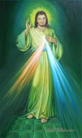 Pinche para ampliar cuadro: Jesús de la divina misericordia
