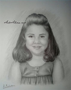 Pinche para ampliar cuadro: Retrato de niña (Irene)